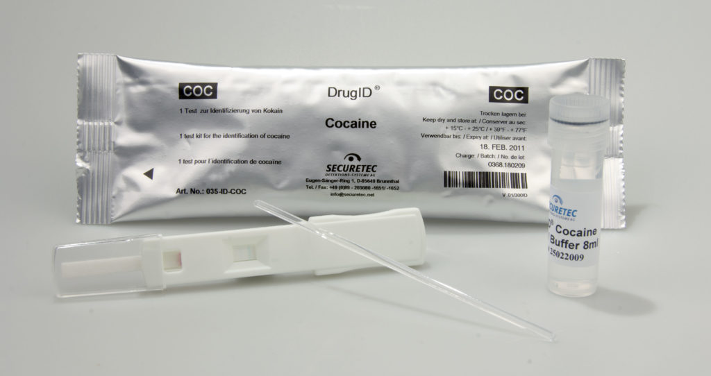 Der DrugID® zum Nachweis von Kokain zeichnet sich durch eine hohe Zuverlässigkeit aus.