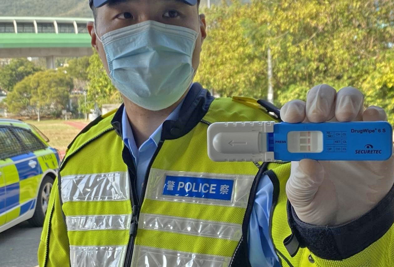 Honkonger Polizei nutzt DrugWipe 6 S